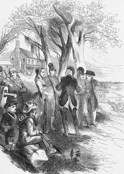 Framed Print : Rebecca Motte and the Siege of Fort Motte, 1781 Framed Print : Rebecca Motte and the Siege of Fort Motte, 1781