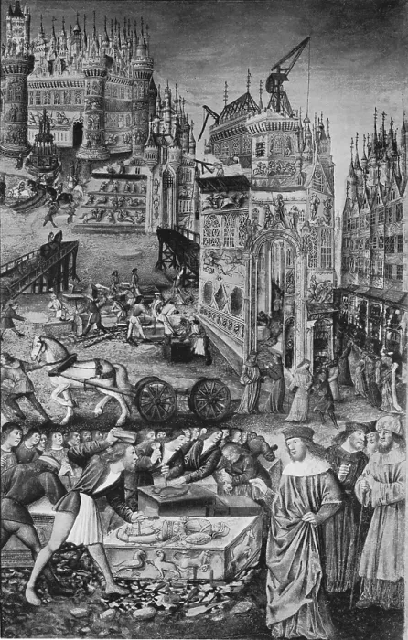 Framed Print : Reconstruction of Troy, 13th Century BC Framed Print : Reconstruction of Troy, 13th Century BC