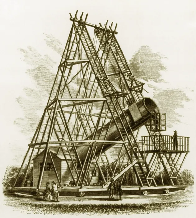 Framed Print : Reflecting Telescope, 1789 Framed Print : Reflecting Telescope, 1789