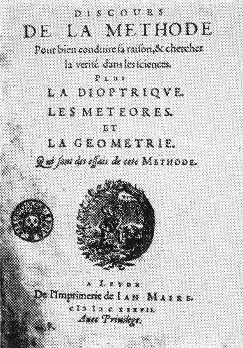 Framed Print : Rene Descartes, Discourse on Method, 1637 Framed Print : Rene Descartes, Discourse on Method, 1637