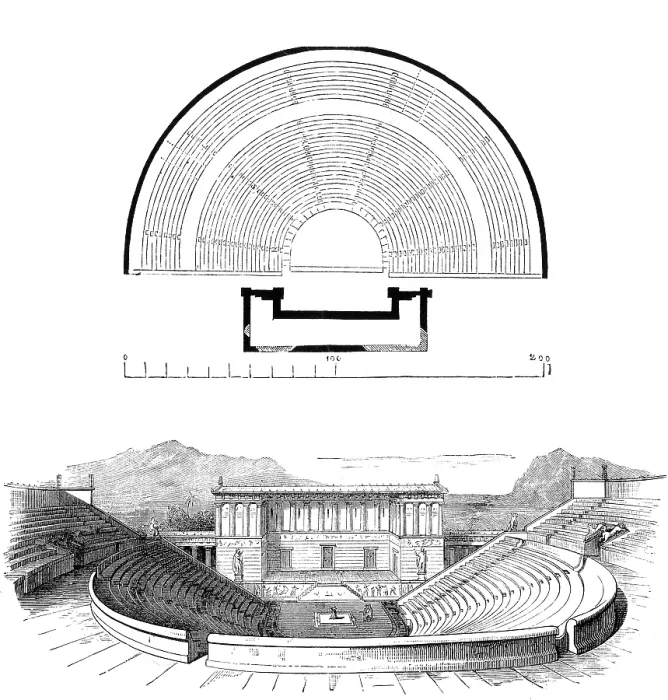 Framed Print : Restoration of the Greek Theater of Segesta Framed Print : Restoration of the Greek Theater of Segesta