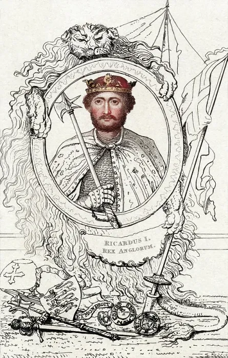 Framed Print : Richard I, King of England Framed Print : Richard I, King of England
