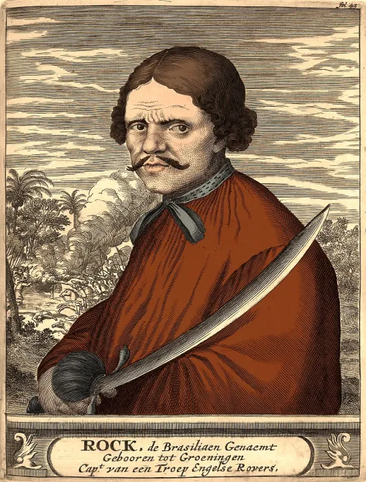 Framed Print : Roche Braziliano, Dutch Pirate