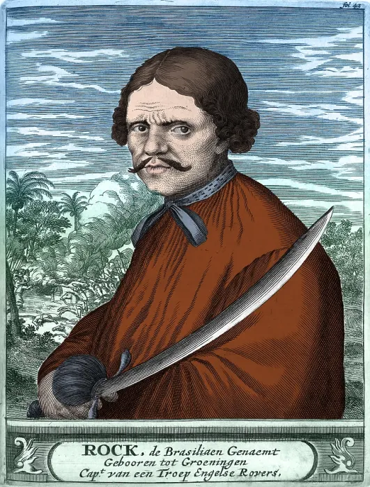 Framed Print : Roche Braziliano, Dutch Pirate Framed Print : Roche Braziliano, Dutch Pirate