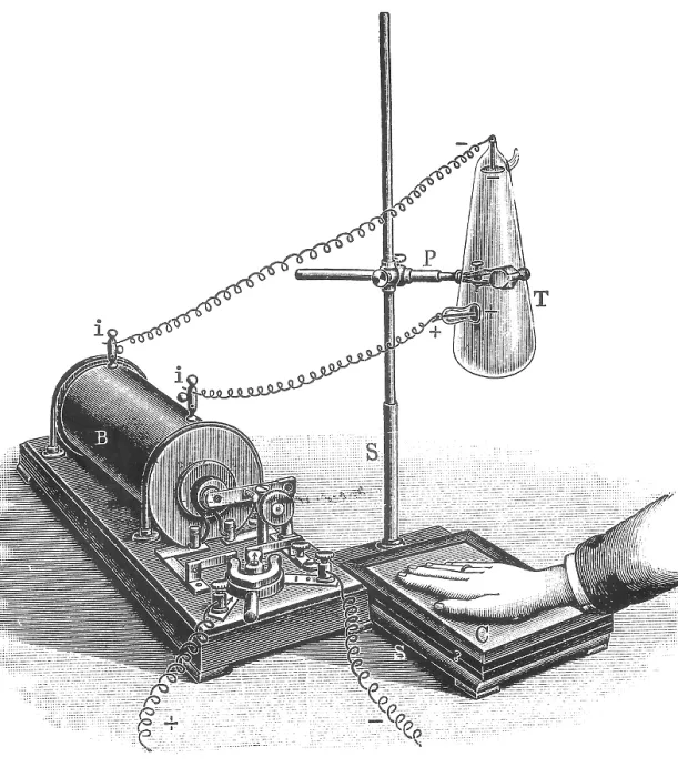 Framed Print : Roentgen's X-Ray Machine, 19th Century Framed Print : Roentgen's X-Ray Machine, 19th Century