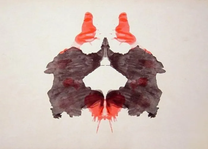 Framed Print : Rorschach Test Card No. 2