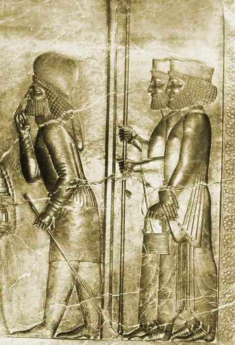 Framed Print : Royal Reception Relief, Persepolis, Iran Framed Print : Royal Reception Relief, Persepolis, Iran