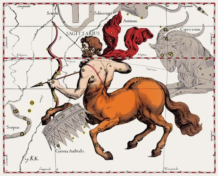 Framed Print : Sagittarius, Hevelius, 1687 Framed Print : Sagittarius, Hevelius, 1687
