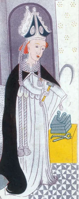 Framed Print : Saint Eligius, Patron Saint of Blacksmiths