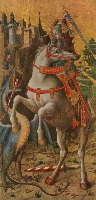 Framed Print : Saint George and the Dragon Framed Print : Saint George and the Dragon
