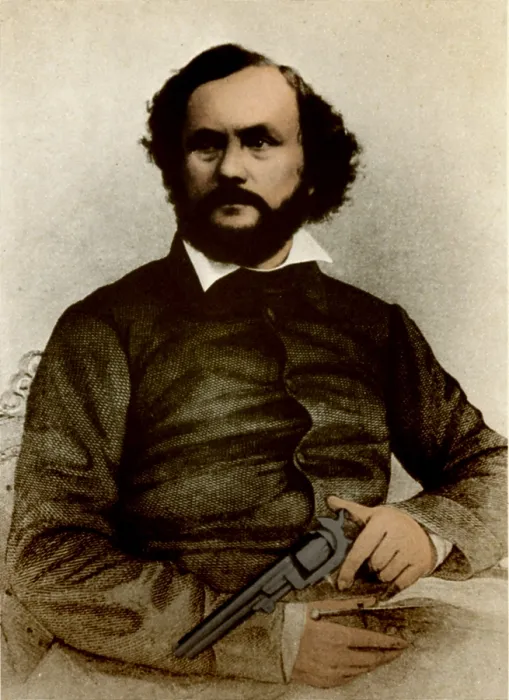 Framed Print : Samuel Colt, American Inventor Framed Print : Samuel Colt, American Inventor