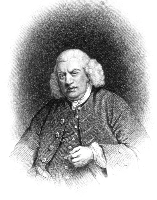Framed Print : Samuel Johnson, English Author Framed Print : Samuel Johnson, English Author