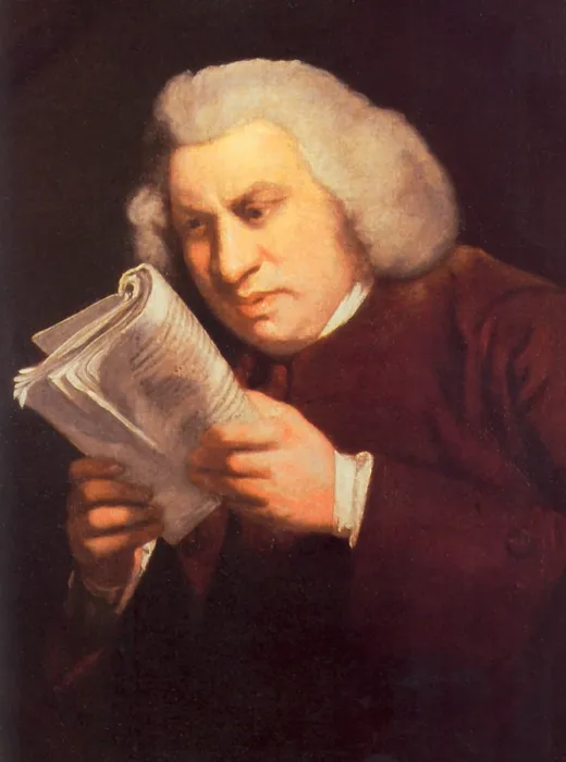 Framed Print : Samuel Johnson, English Author Framed Print : Samuel Johnson, English Author