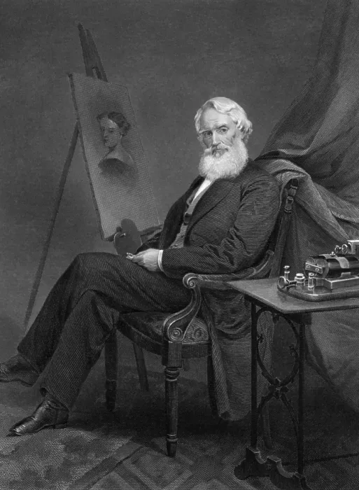 Framed Print : Samuel Morse, American Inventor Framed Print : Samuel Morse, American Inventor
