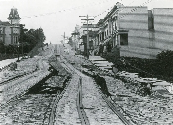 Framed Print : San Francisco Earthquake, 1906