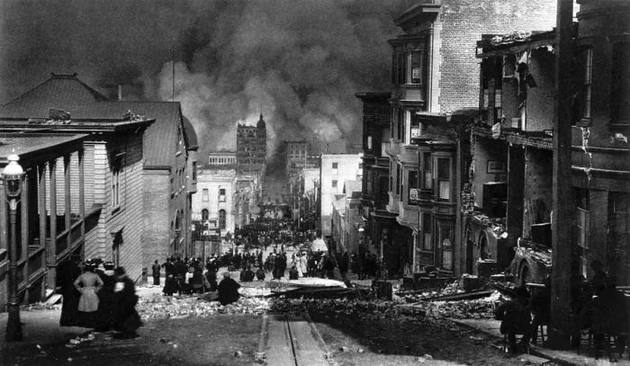 Framed Print : San Francisco Earthquake, 1906 Framed Print : San Francisco Earthquake, 1906
