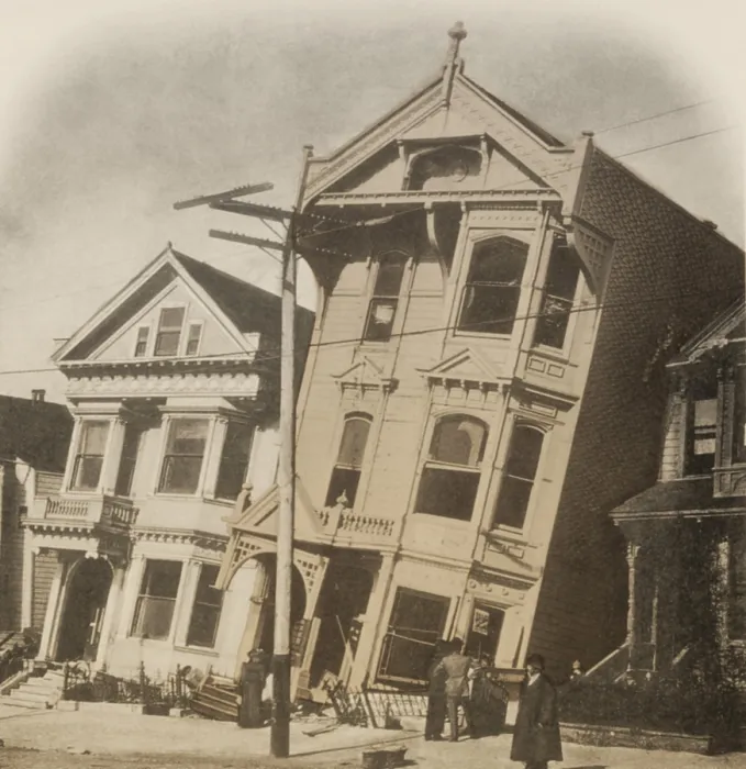 Framed Print : San Francisco Earthquake, 1906 Framed Print : San Francisco Earthquake, 1906