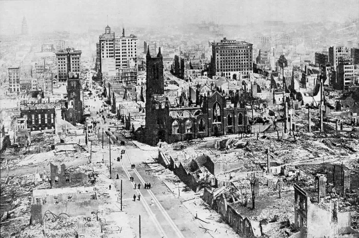 Framed Print : San Francisco Earthquake, 1906 Framed Print : San Francisco Earthquake, 1906