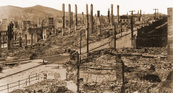 Framed Print : San Francisco Earthquake, 1906 Framed Print : San Francisco Earthquake, 1906