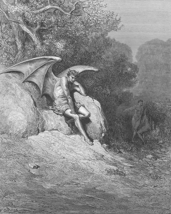 Framed Print : Satan, by Dore Framed Print : Satan, by Dore