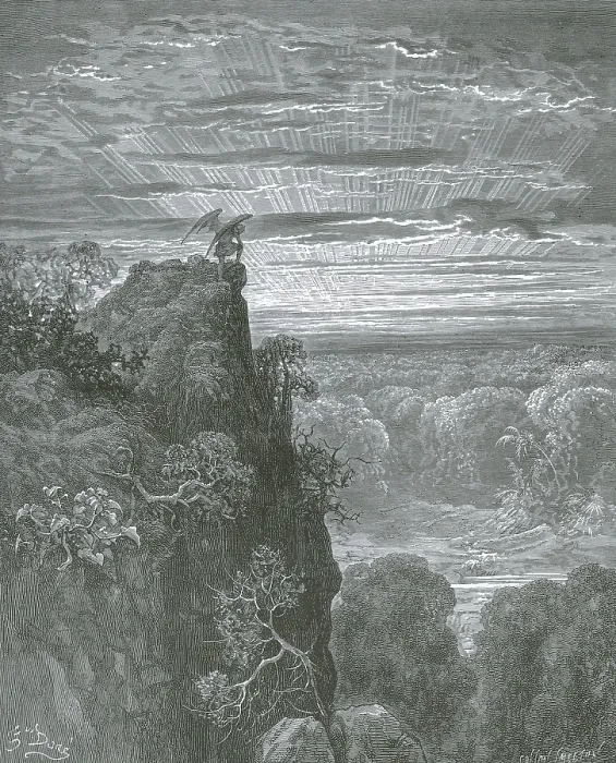 Framed Print : Satan, by Dore Framed Print : Satan, by Dore
