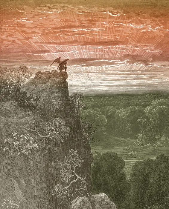 Framed Print : Satan by Gustave Dore Framed Print : Satan by Gustave Dore