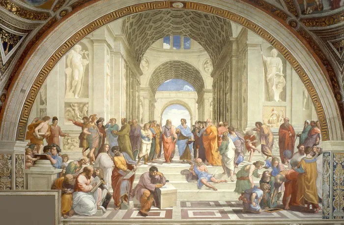 Framed Print : The School of Athens, Raphael Masterpiece Framed Print : The School of Athens, Raphael Masterpiece