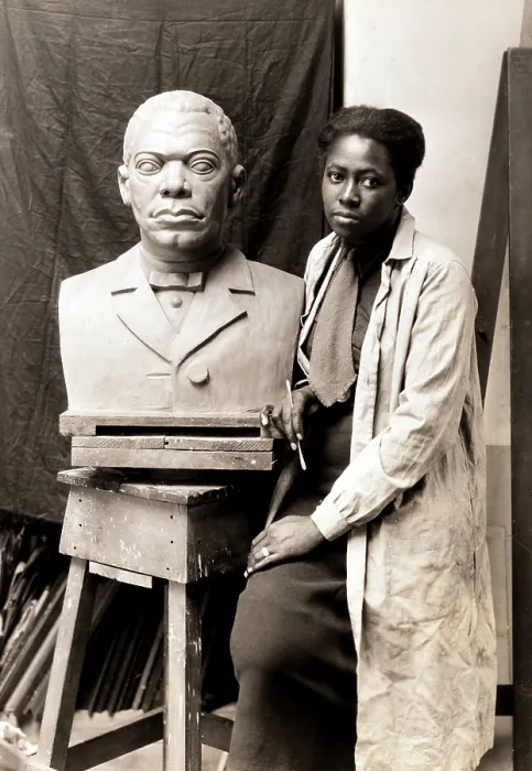 Framed Print : Selma Burke, American Sculptor Framed Print : Selma Burke, American Sculptor