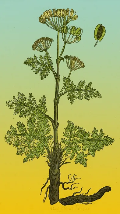 Framed Print : Seseli, Herbaceous Perennial Framed Print : Seseli, Herbaceous Perennial
