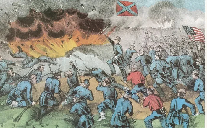Framed Print : Siege and Capture of Vicksburg, 1863