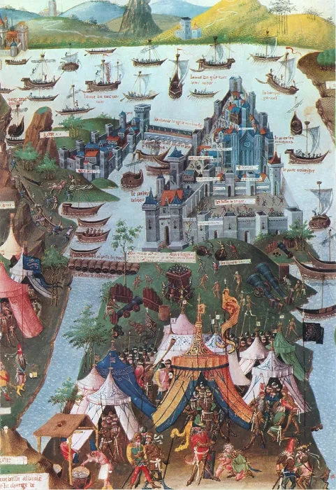 Framed Print : Siege of Constantinople, 1453 Framed Print : Siege of Constantinople, 1453