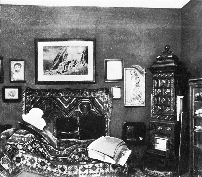 Framed Print : Sigmund Freud, Consulting Room