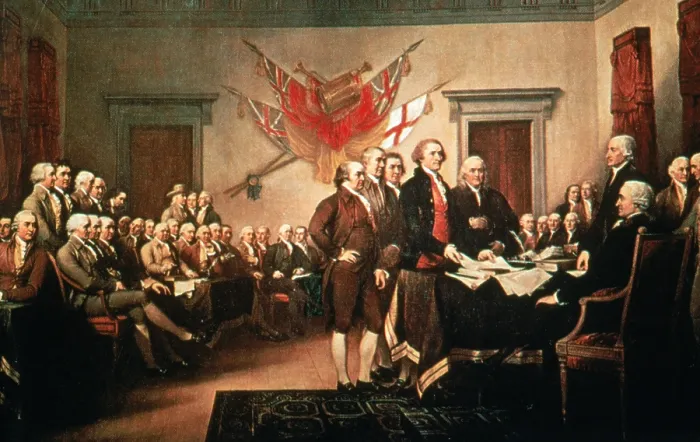 Framed Print : Signing the Declaration of Independence Framed Print : Signing the Declaration of Independence