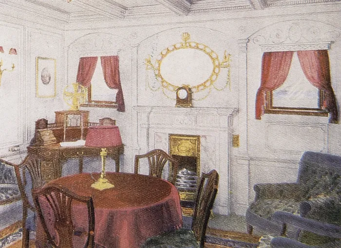 Framed Print : Sitting Room in Titanic Framed Print : Sitting Room in Titanic