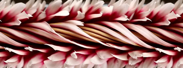 Framed Print : Slit-Scan Image of Dahlia Flower Framed Print : Slit-Scan Image of Dahlia Flower