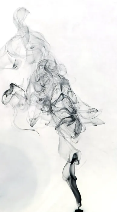Framed Print : Smoke from a Candle Framed Print : Smoke from a Candle