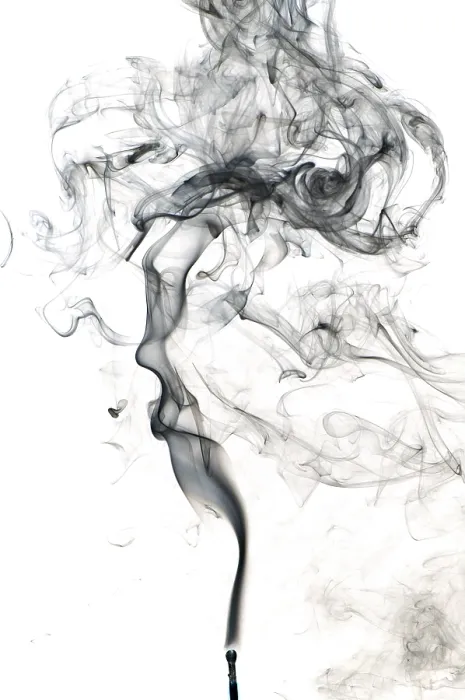 Framed Print : Smoke from a Match Framed Print : Smoke from a Match