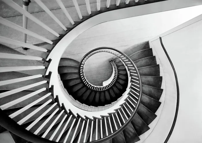 Framed Print : Spiral Staircase