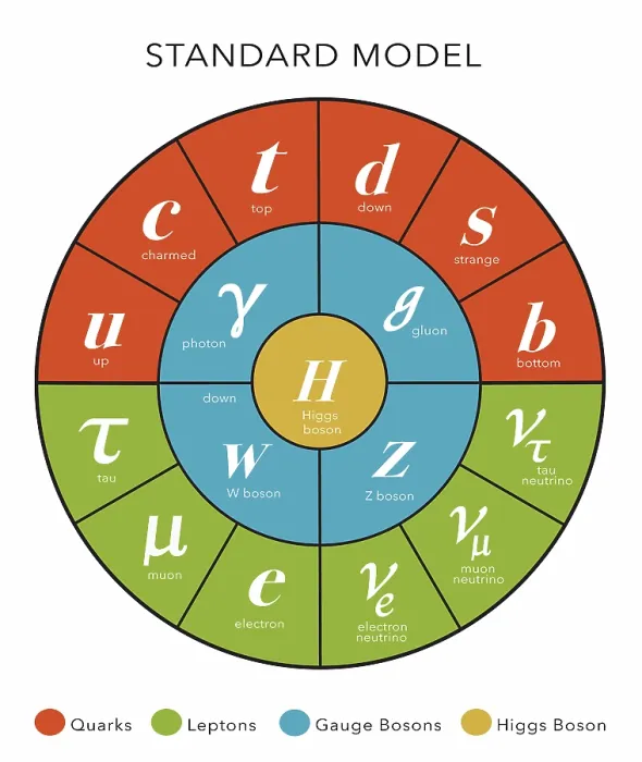 Framed Print : Standard Model, Particle Physics Framed Print : Standard Model, Particle Physics