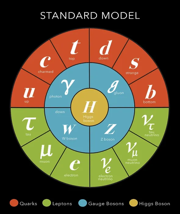 Framed Print : Standard Model, Particle Physics Framed Print : Standard Model, Particle Physics