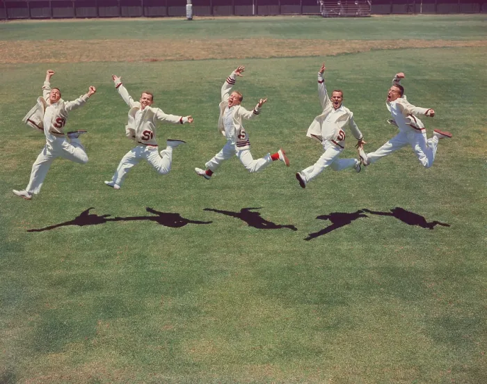 Framed Print : Stanford University Cheerleaders, Palo Alto, California, 1955 Framed Print : Stanford University Cheerleaders, Palo Alto, California, 1955