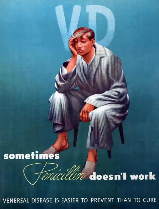 Framed Print : STD Poster, Sometimes Penicillin Doesn't Work Framed Print : STD Poster, Sometimes Penicillin Doesn't Work