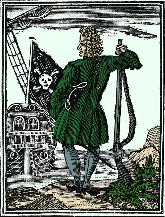 Framed Print : Stede Bonnet, English Pirate Framed Print : Stede Bonnet, English Pirate