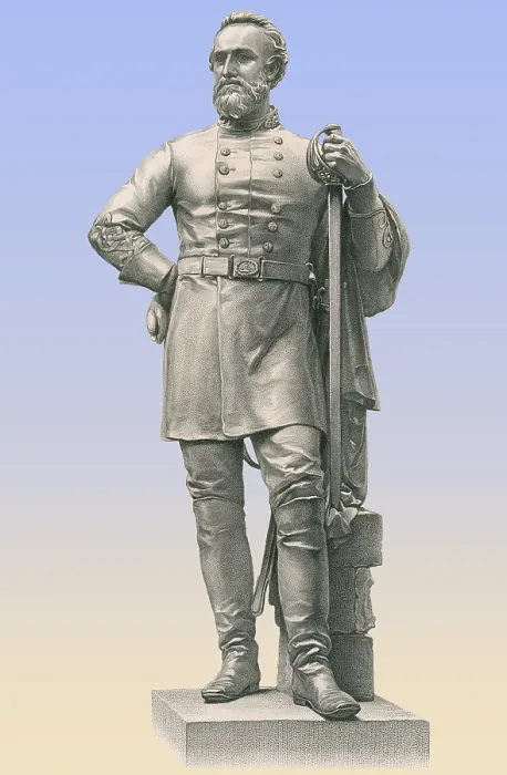 Framed Print : Stonewall Jackson, Confederate General