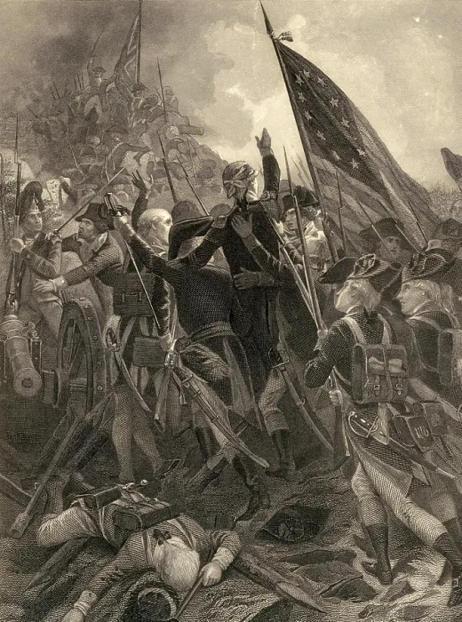Framed Print : Storming of Stony Point, 1779 Framed Print : Storming of Stony Point, 1779