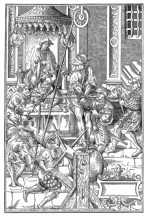 Framed Print : The Strappado, 1541 Framed Print : The Strappado, 1541