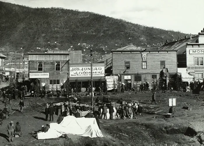 Framed Print : Front Street of Dawson City