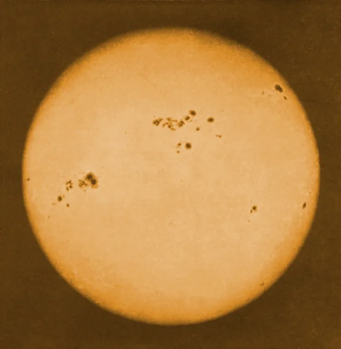 Framed Print : Sun Photographed by Lewis M. Rutherfurd, 1870 Framed Print : Sun Photographed by Lewis M. Rutherfurd, 1870
