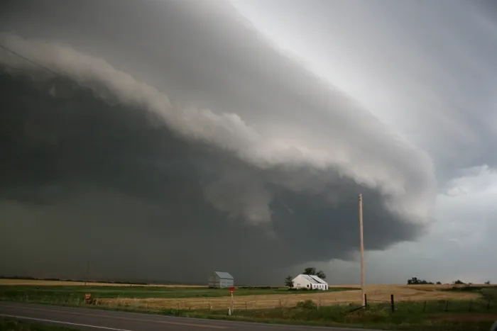 Framed Print : Supercell Thunderstorm Framed Print : Supercell Thunderstorm