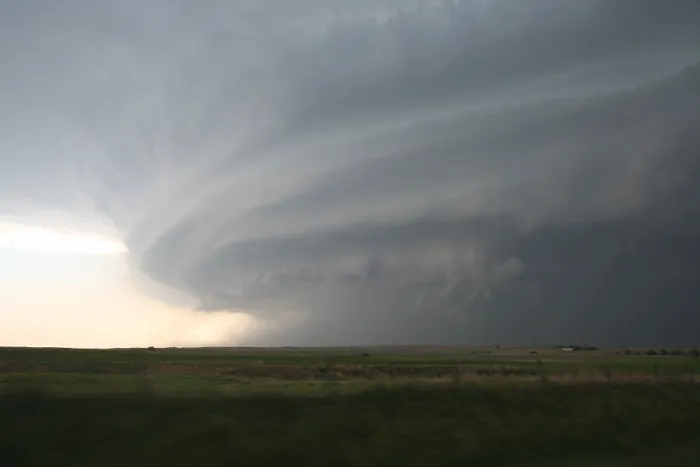 Framed Print : Supercell Thunderstorm